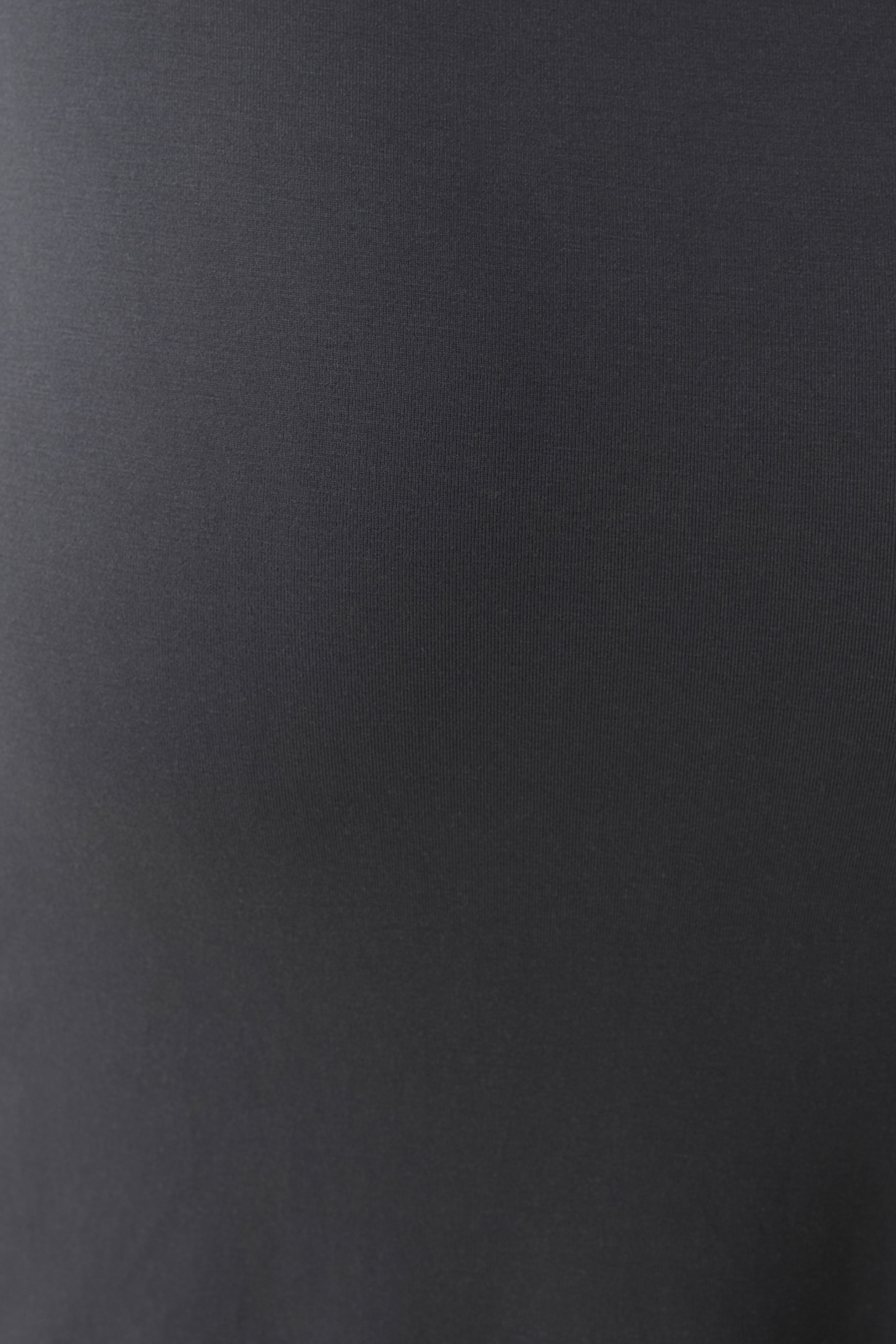 Fenn Peached Jersey Draped Back Top - Charcoal