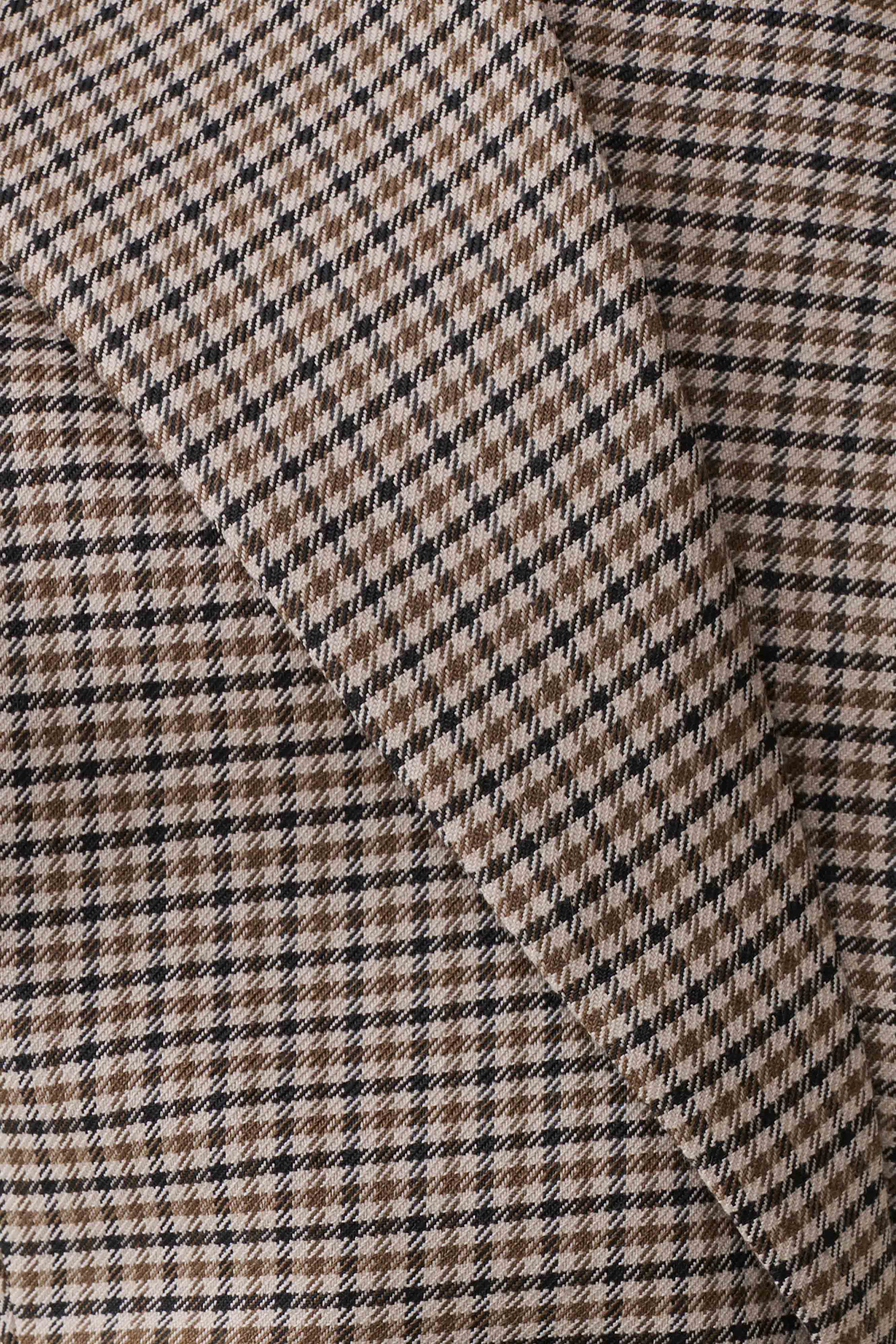 Gisella Suiting Asymmetrical Vest - Tan Check