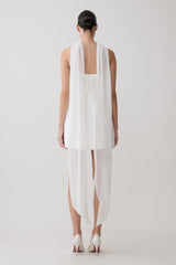 Orellia Strapless Suiting Mini Dress - Ivory