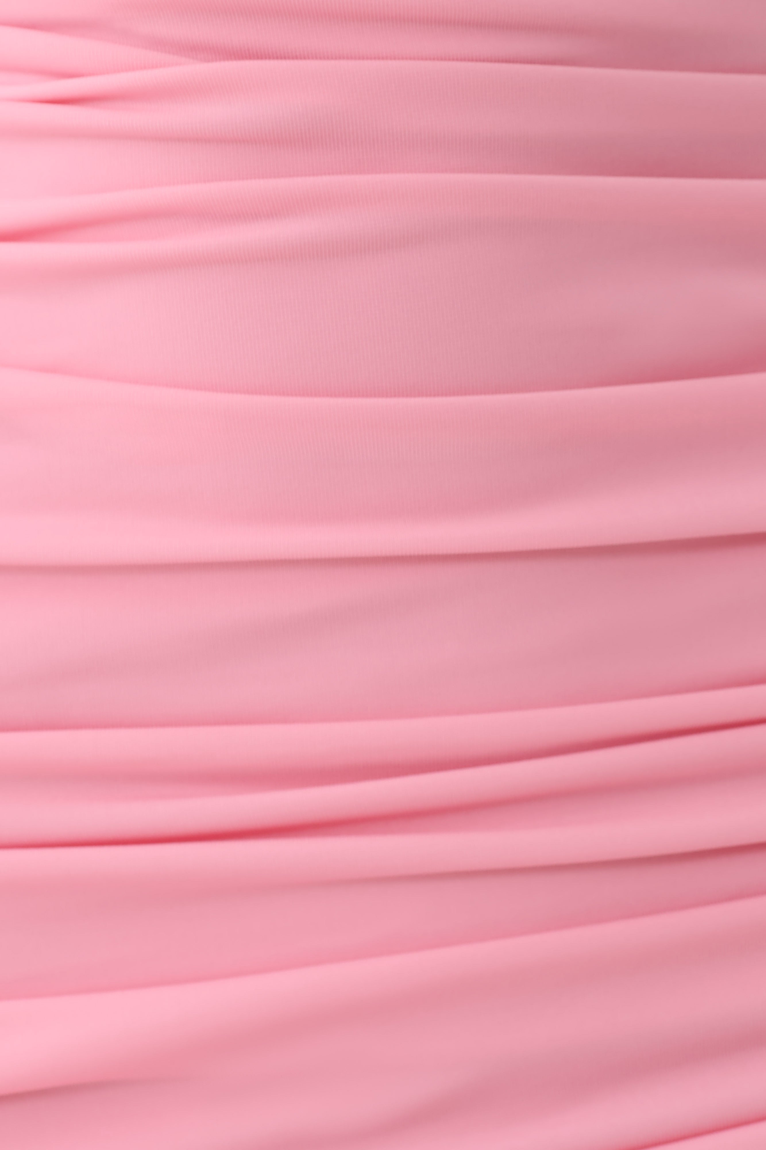 Kaiydo Gathered Centre Wire Mini Dress - Rosy Pink