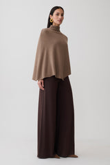 Romero Knit Poncho Top - Doe