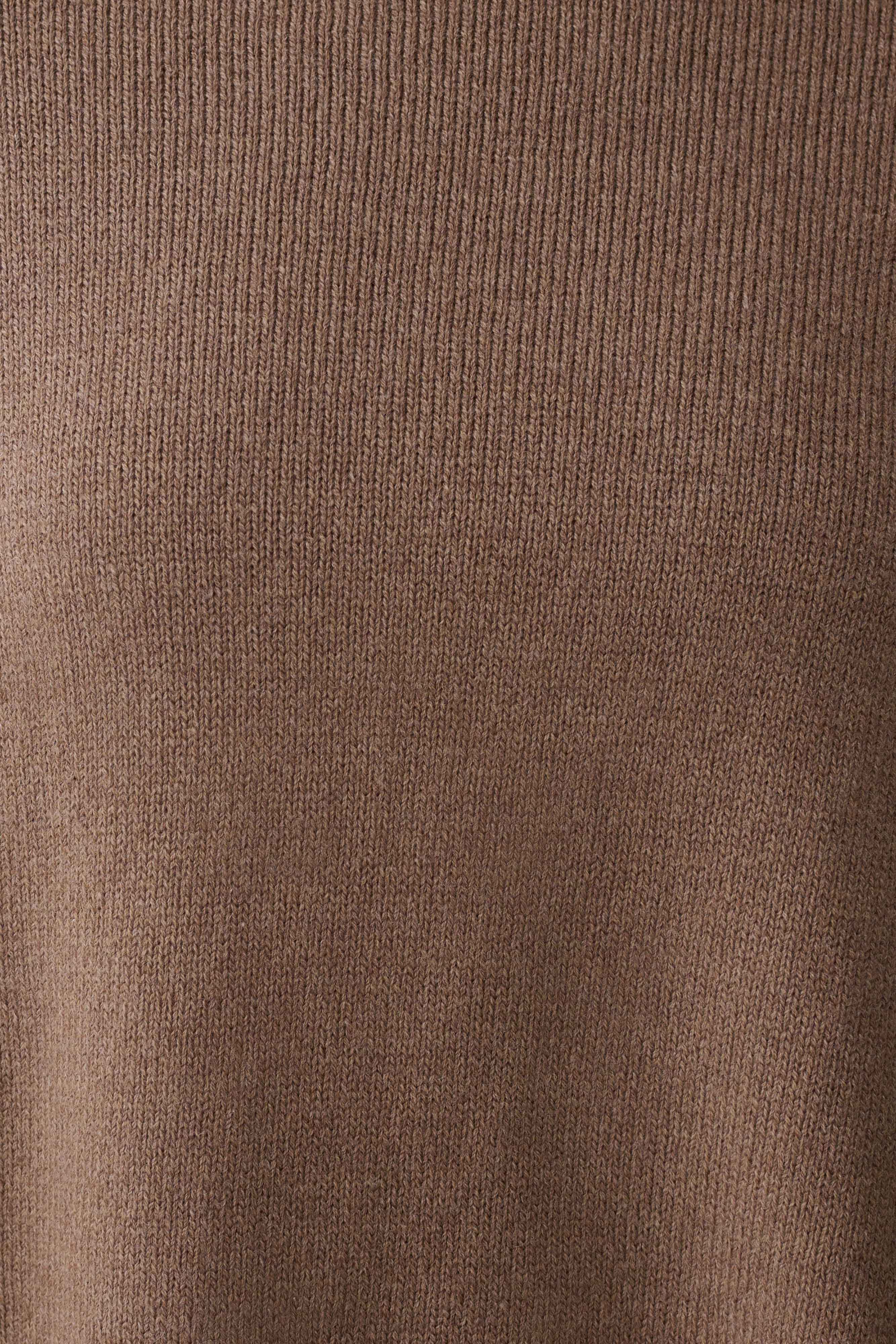Romero Knit Poncho Top - Doe