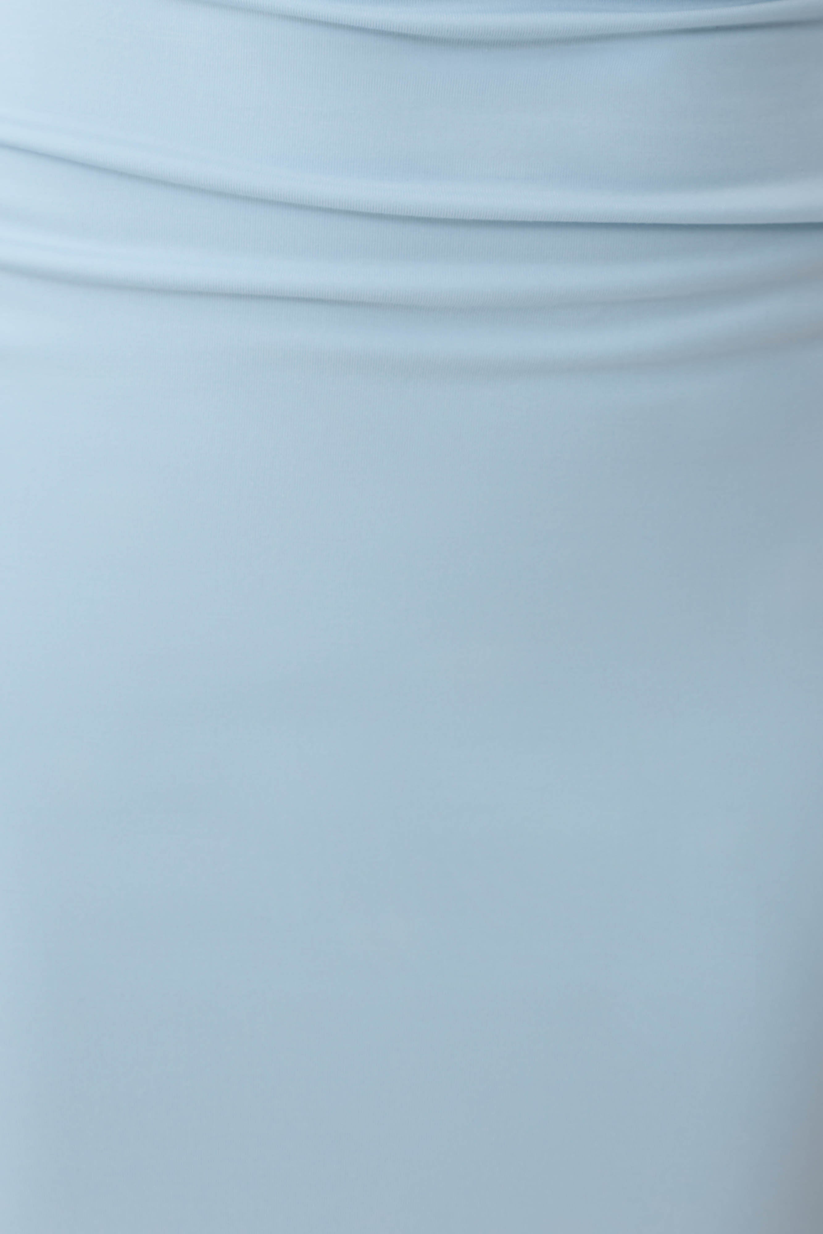 Noelle Longsleeve Roll Neck Midi Dress - Pale Blue