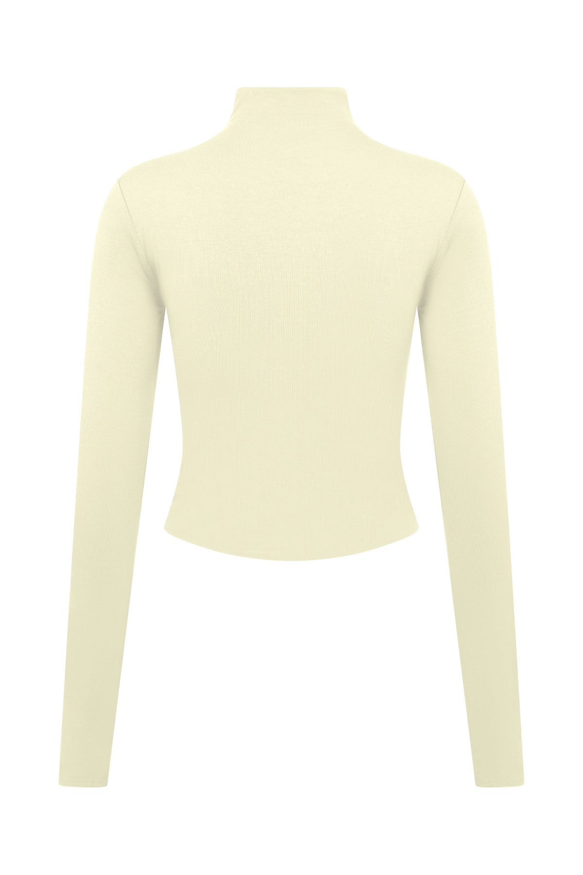 Ember Modal Long Sleeve High Neck Top - Ivory