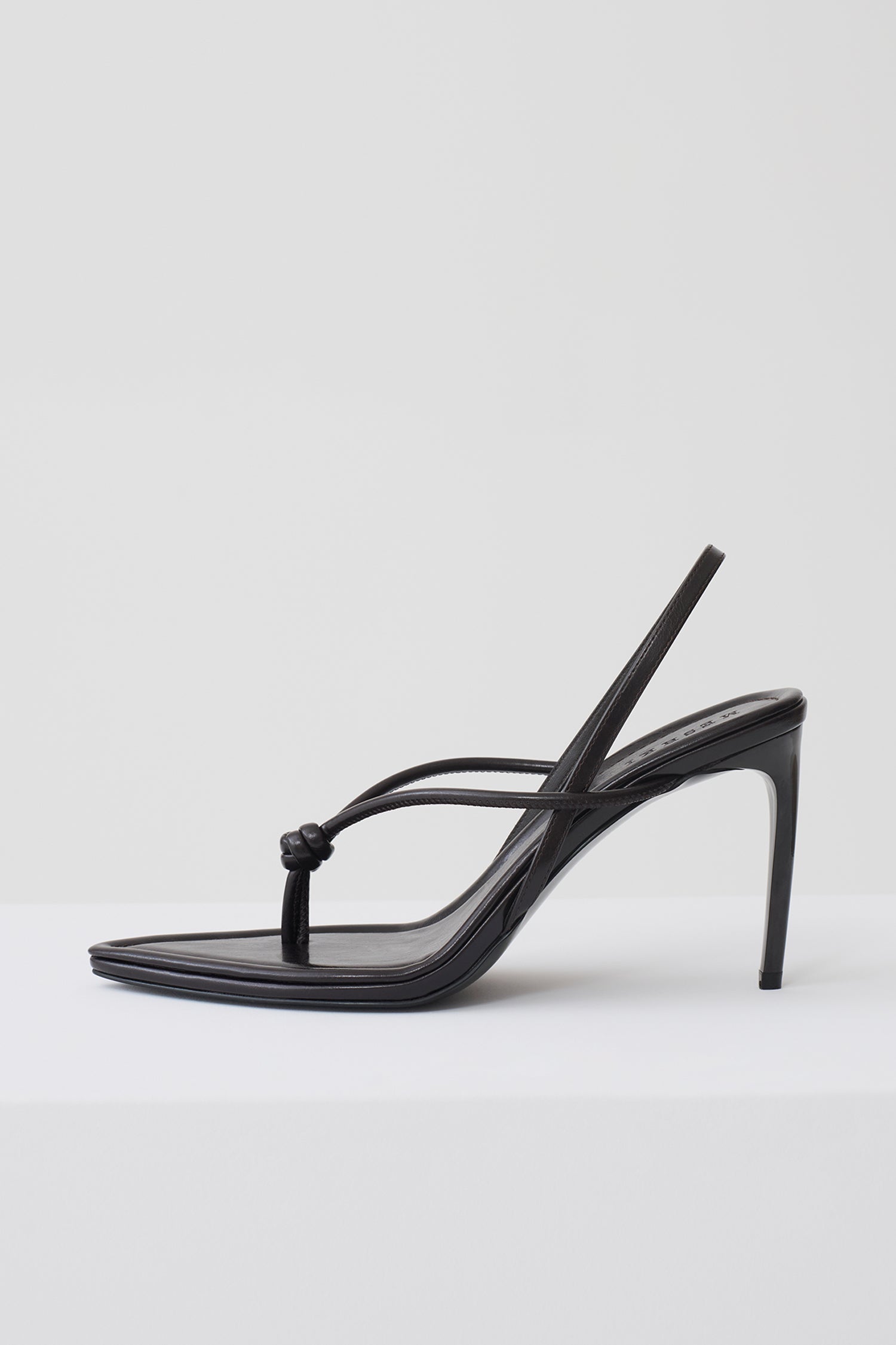 Nikkie Knot Sling Back Heel - Chocolate