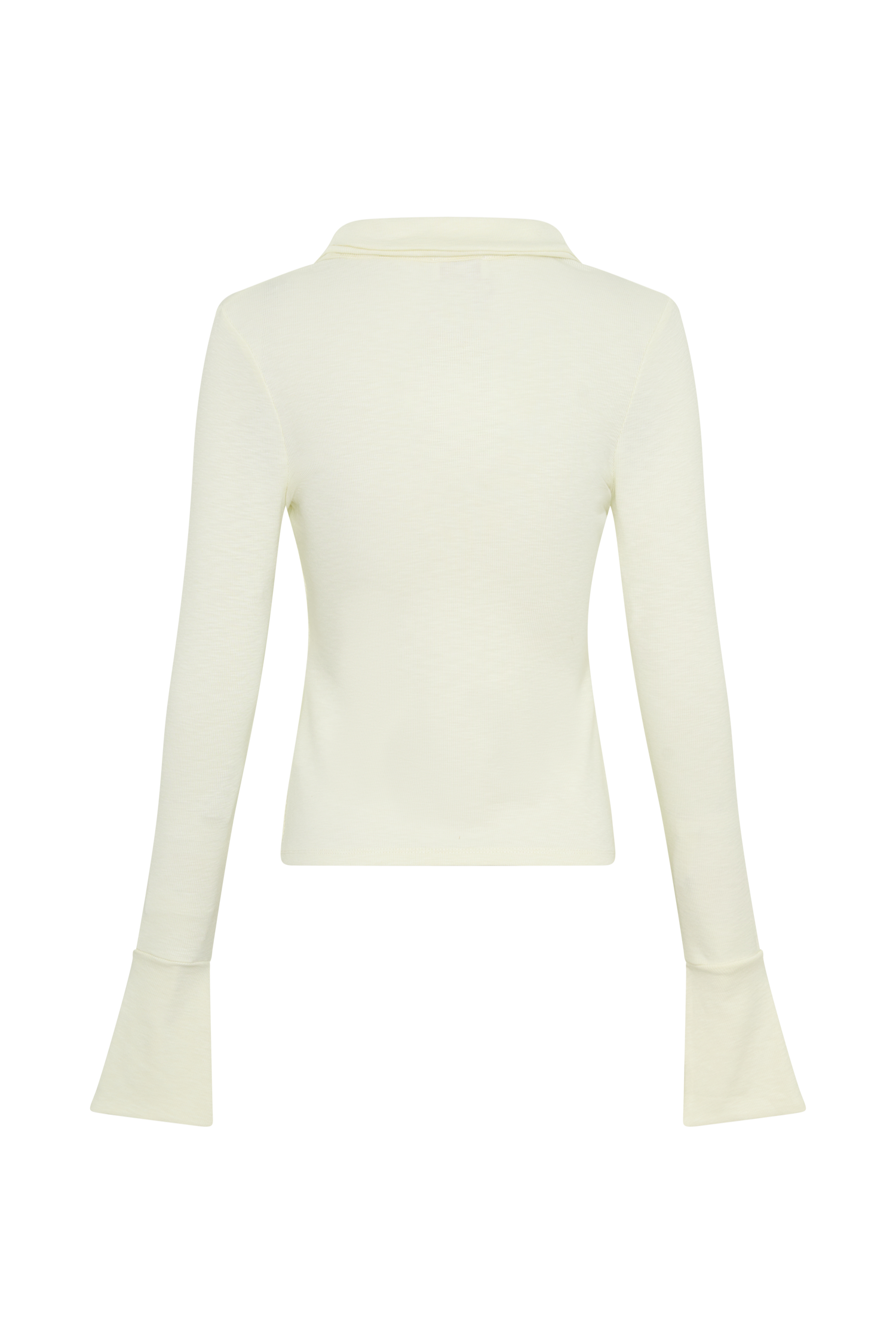 Analisa Button Down Long Sleeve Top - Ivory