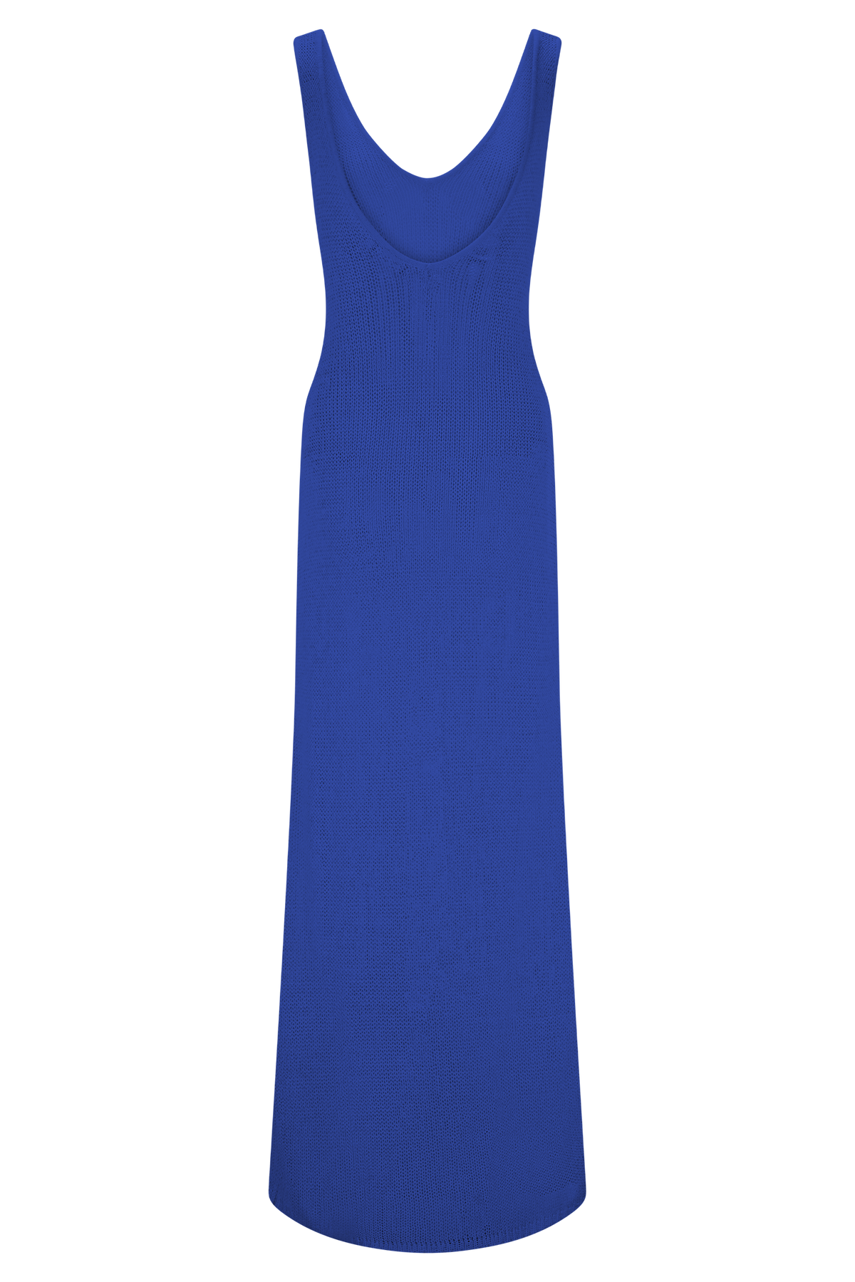 Ari Tape Yarn Knit Maxi Dress - Cobalt Blue