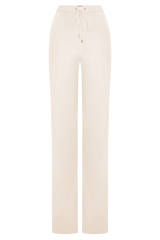 Bianca Satin Pants - Ivory