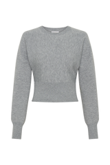 Ciaralee Cinched Waist Jumper - Grey Marle