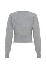 Ciaralee Cinched Waist Jumper - Grey Marle