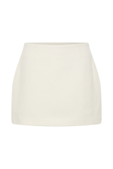 Elara Suiting Mini Skirt - Ivory