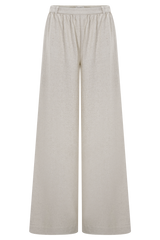 Gabby Straight Leg Linen Pants - Natural