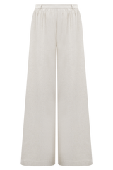 Gabby Straight Leg Linen Pants - Natural