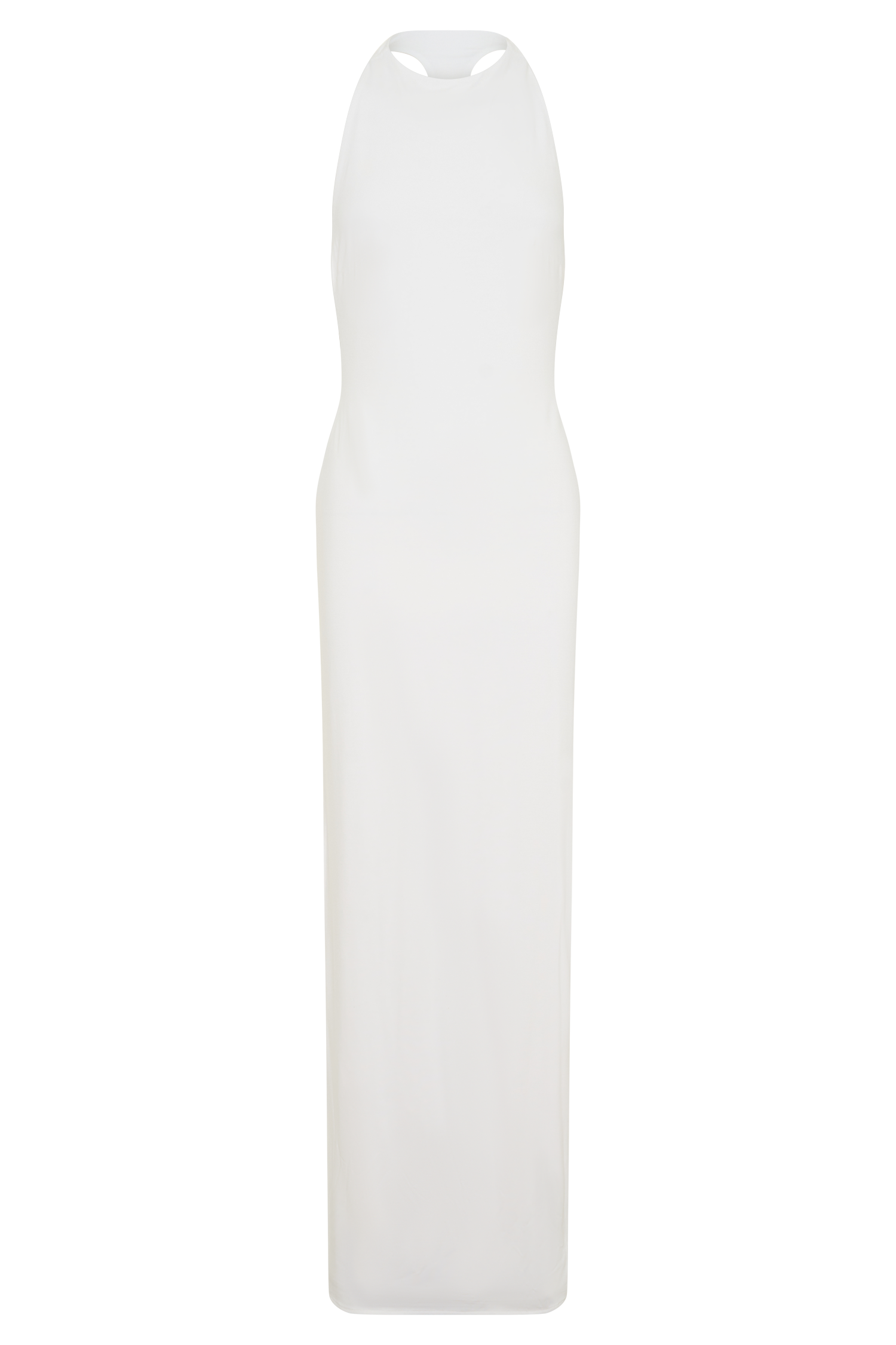 Halley Back T-Strap Maxi Dress - White