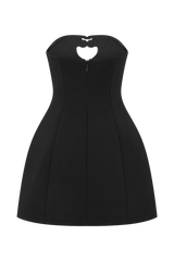 Hilda Embellished Strapless Mini Dress - Black