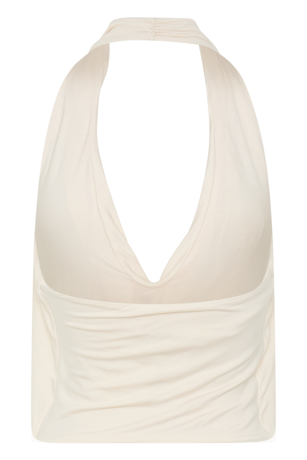 Huyen Cowl Front Modal Top - Ivory
