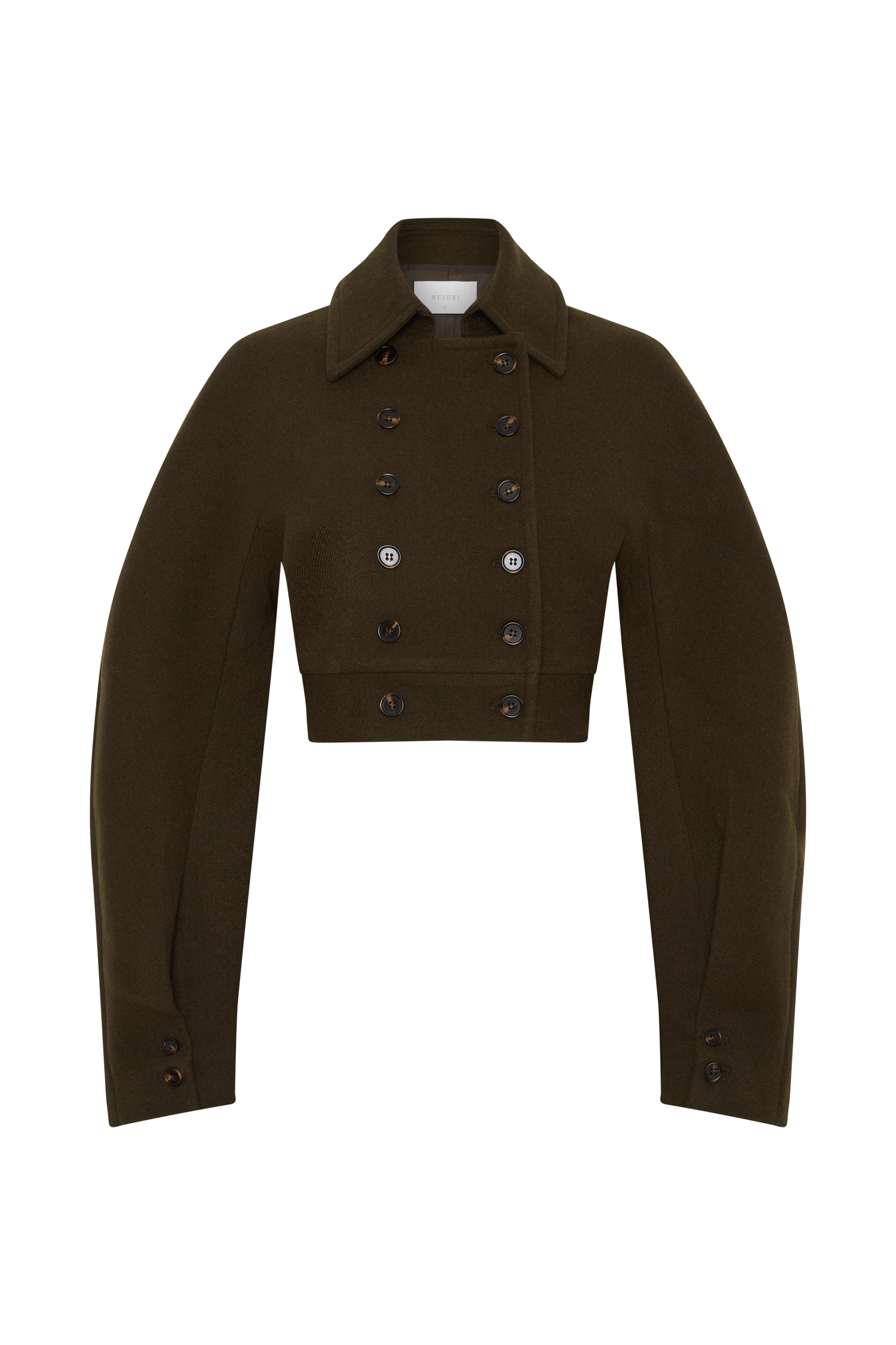 Jemima Cropped Jacket - Chocolate
