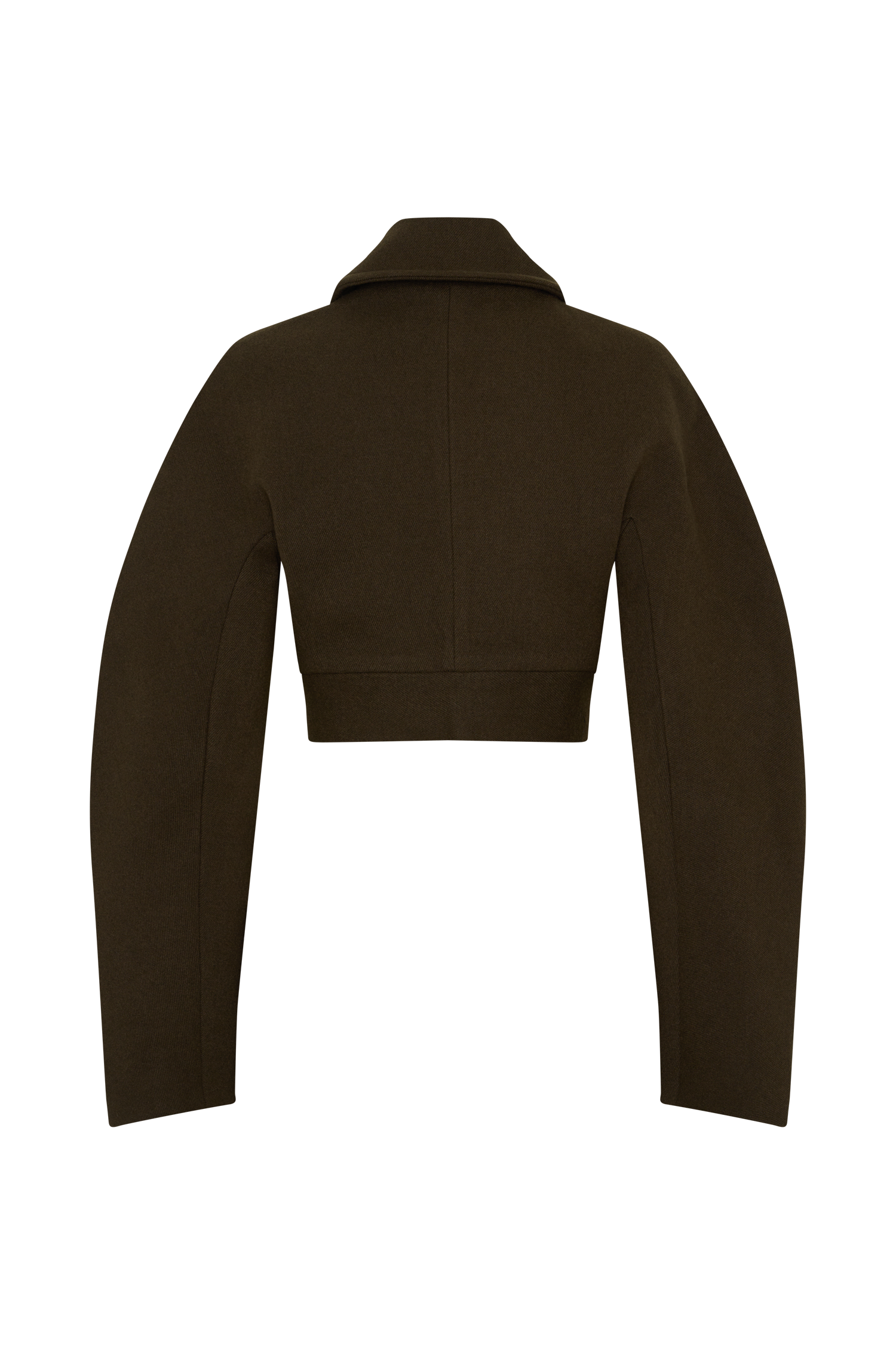 Jemima Cropped Jacket - Chocolate