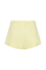 Josephine Cotton Shorts With Waistbands - Lemon