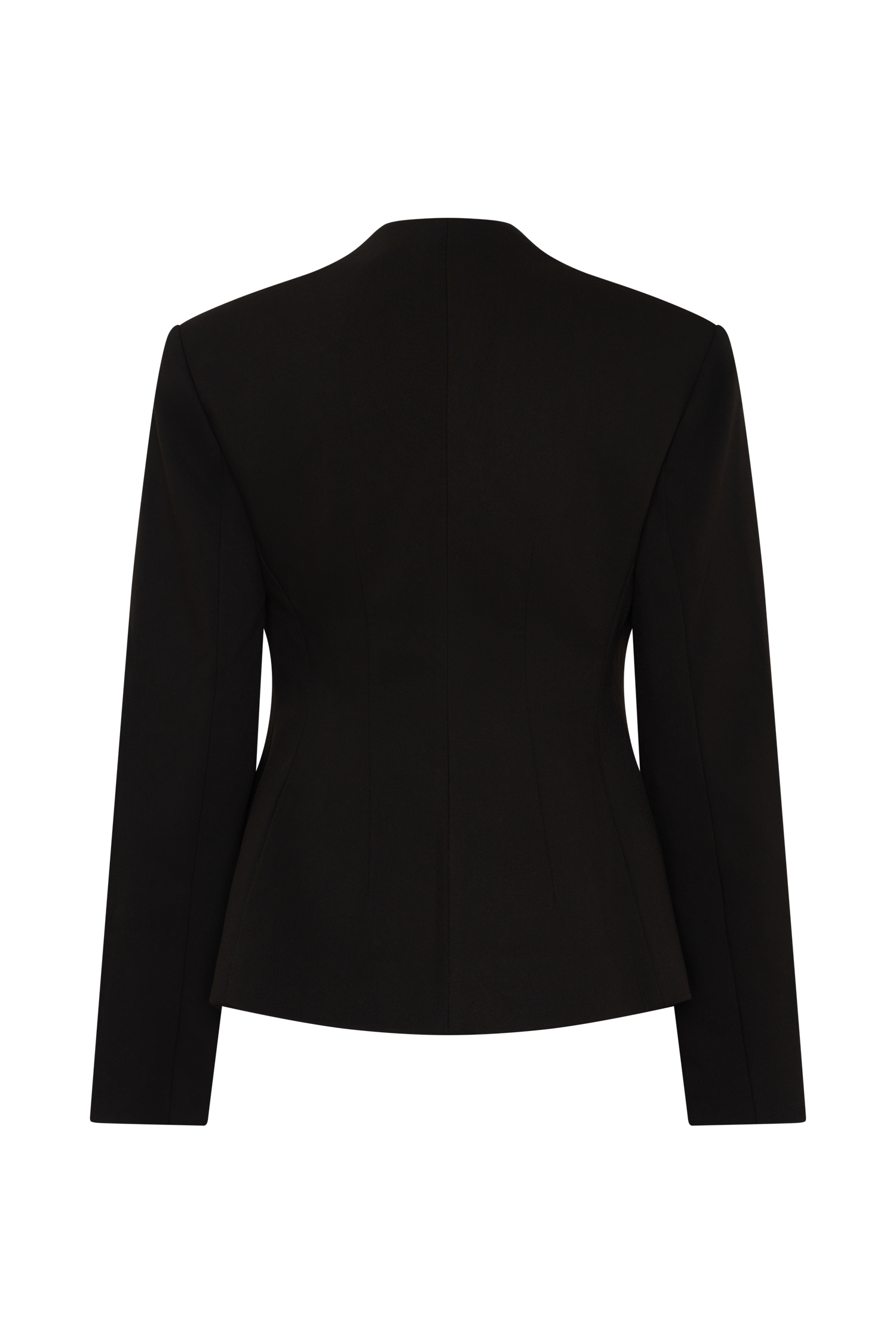Katherine Suiting Structured Blazer - Black