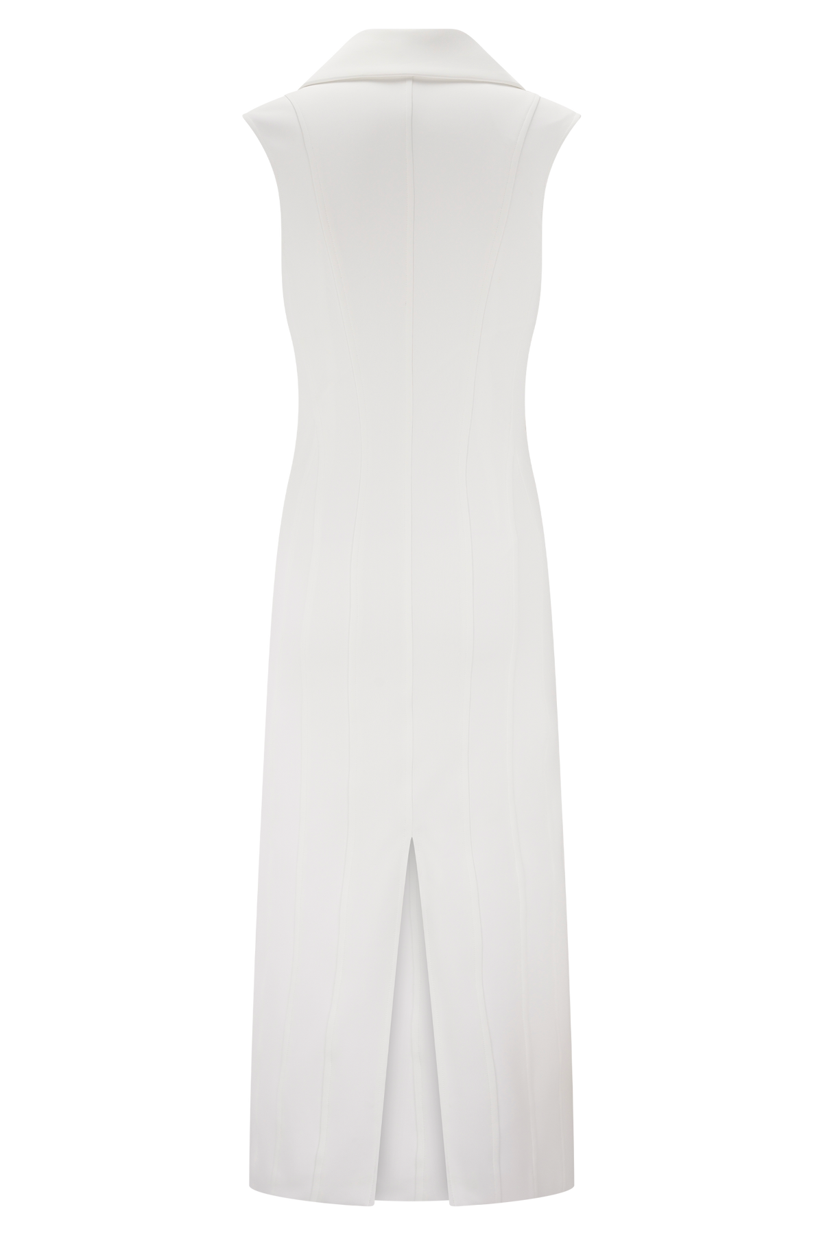 Keagan Sleeveless Midi Dress - Ivory