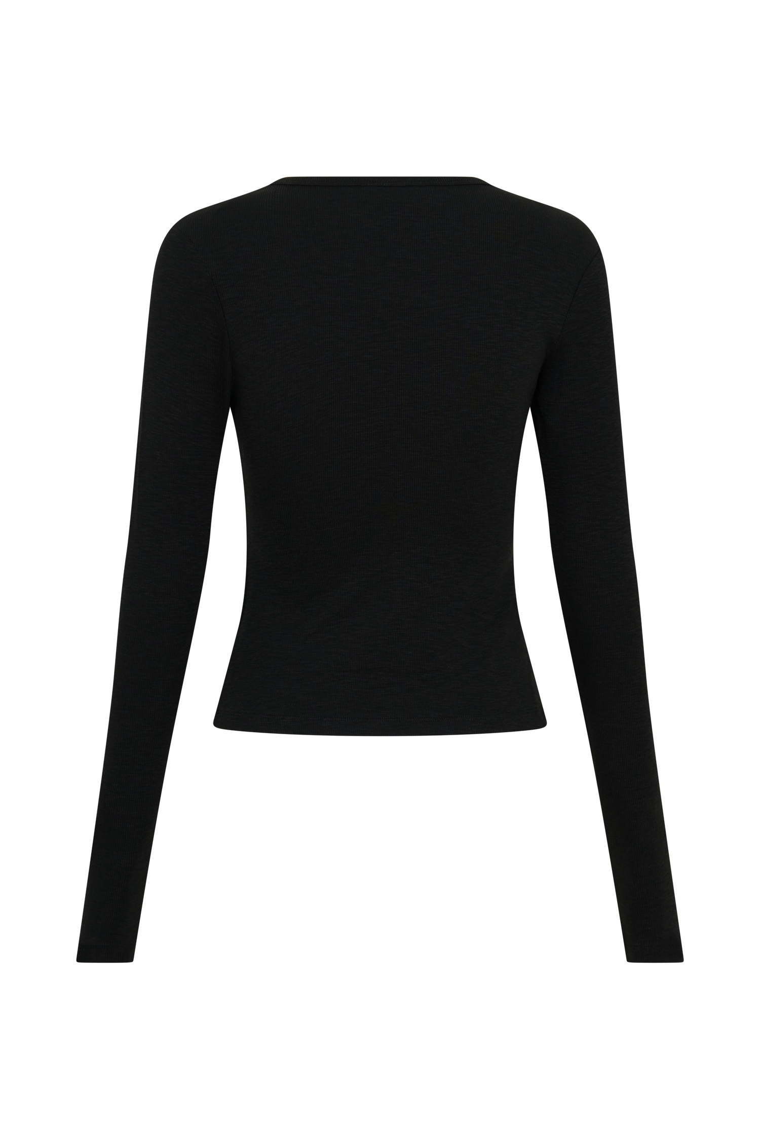 Leny Long Sleeve Top - Black