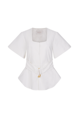 Liberty Shortsleeve Top - White