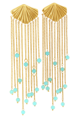 Maia Chandelier Earrings - Gold