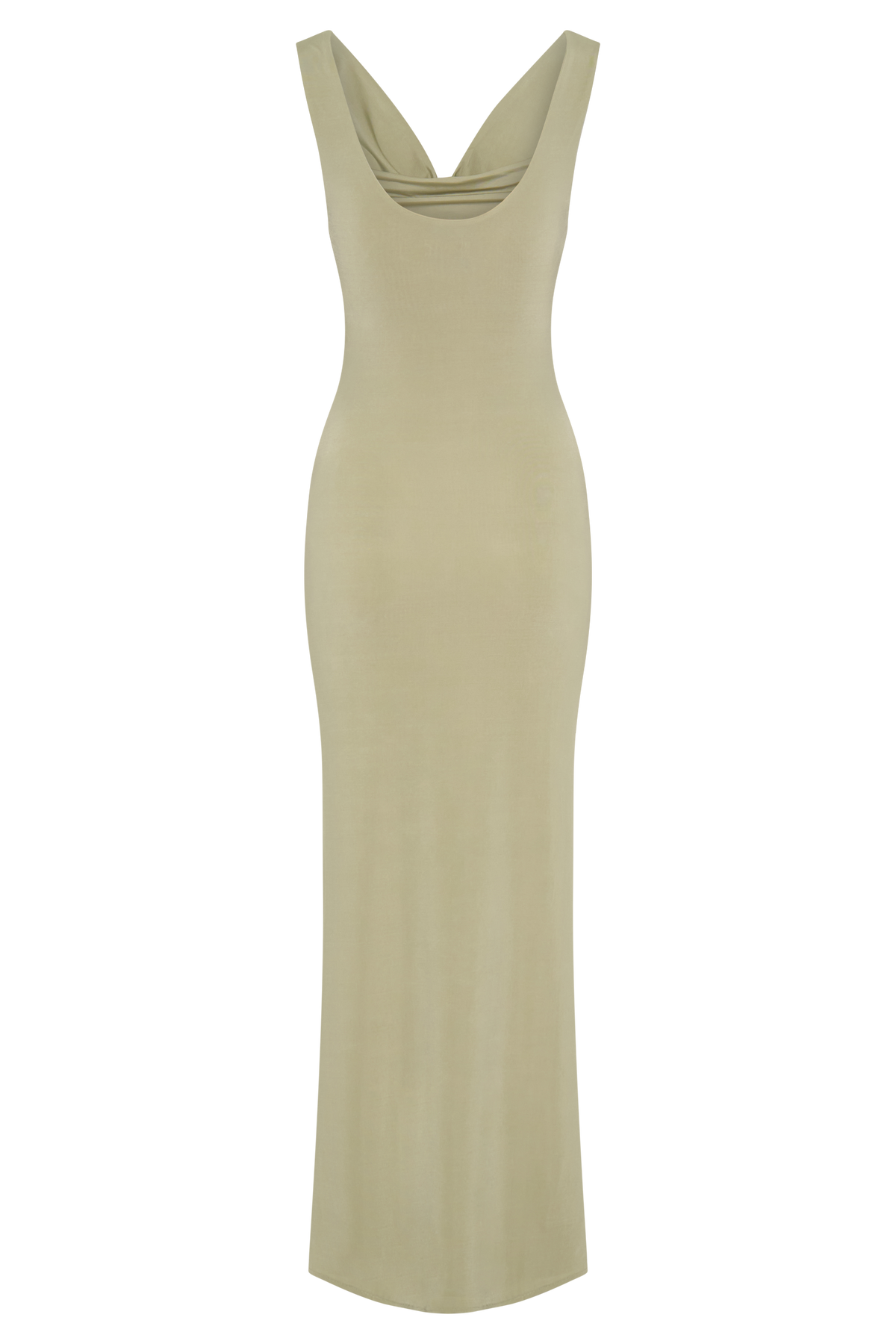 Marta Slinky Cowl Maxi Dress - Sage