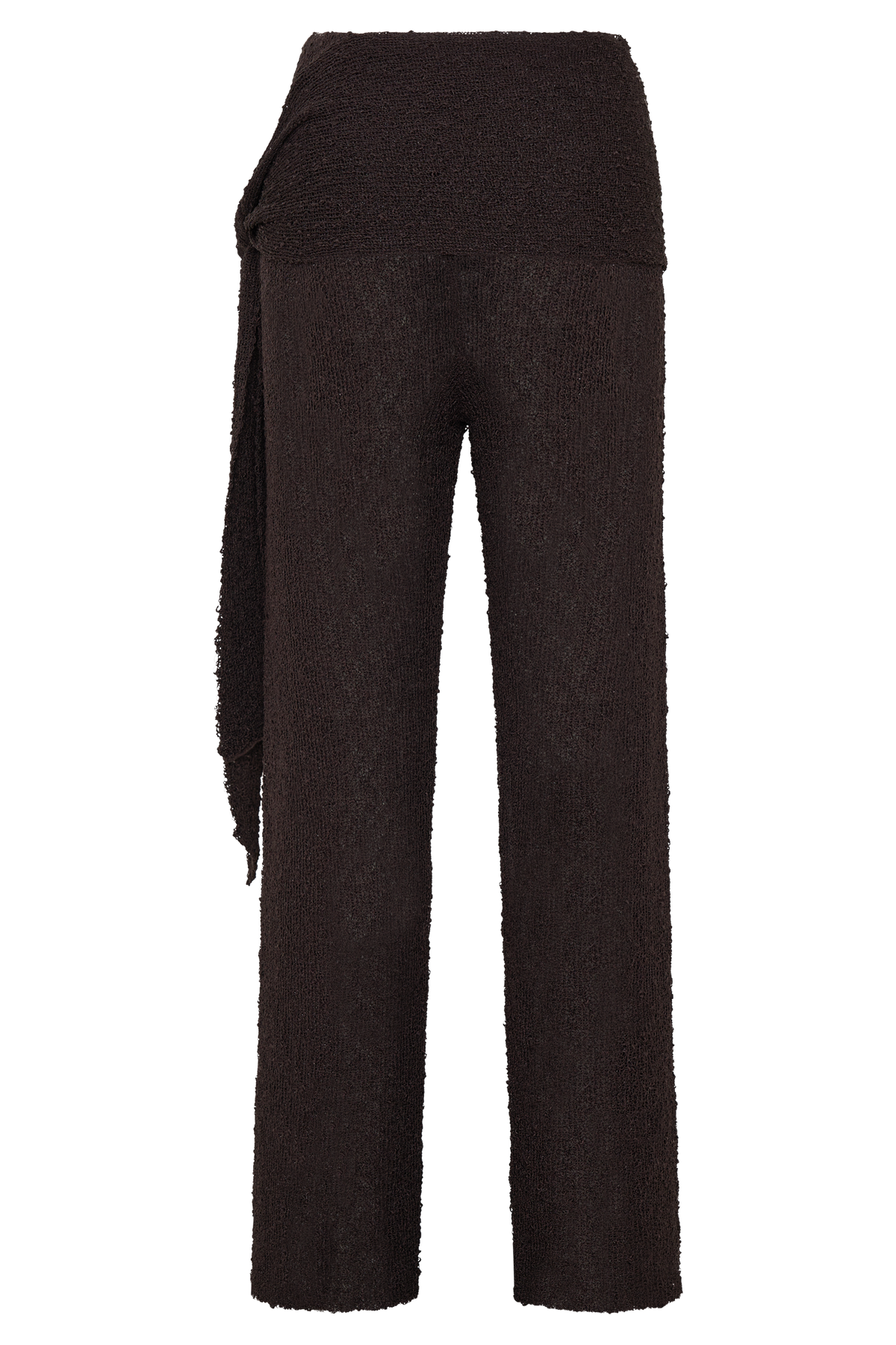 Mattais Boucle Knit Pants - Dark Chocolate