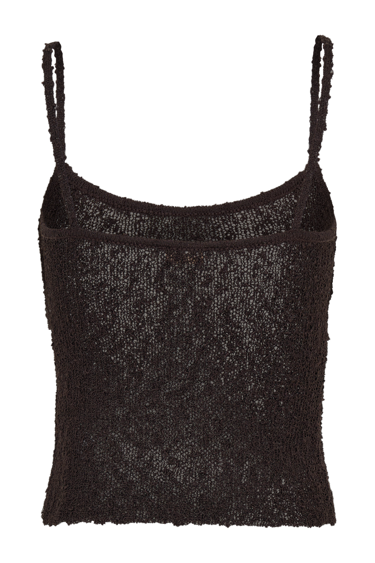 Mattais Boucle Knit Top - Dark Chocolate