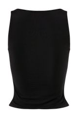 Millie Twist Sleeveless Top - Black