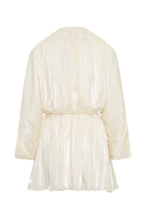 Minna Halter Mini Dress - Opal White