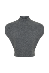 Niko Knit Oversized Top - Charcoal