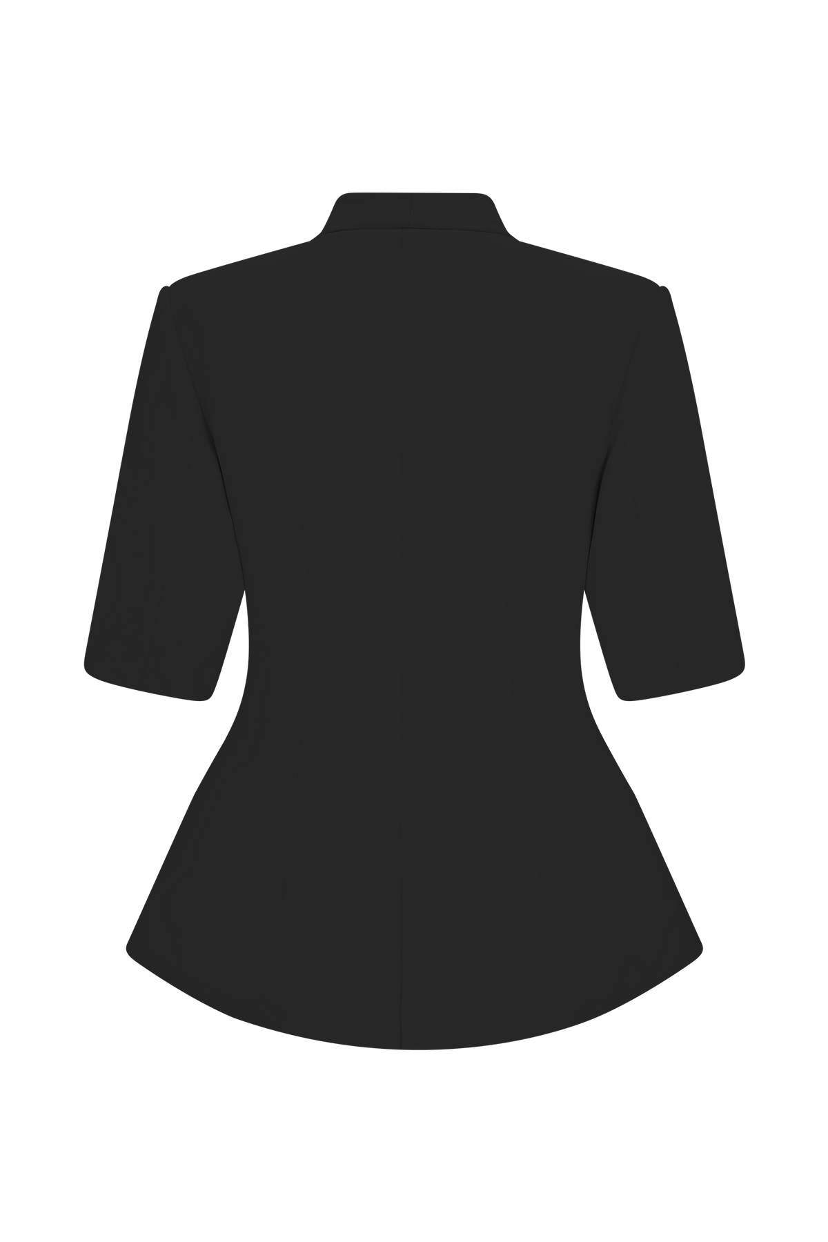 Opal Puff Sleeve Suiting Top - Black