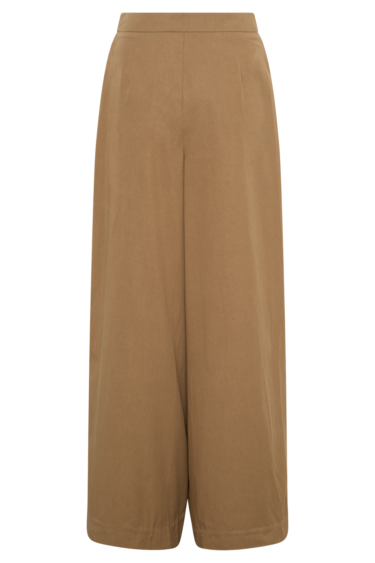 Owen Draped Wide Leg Pants - Mocha