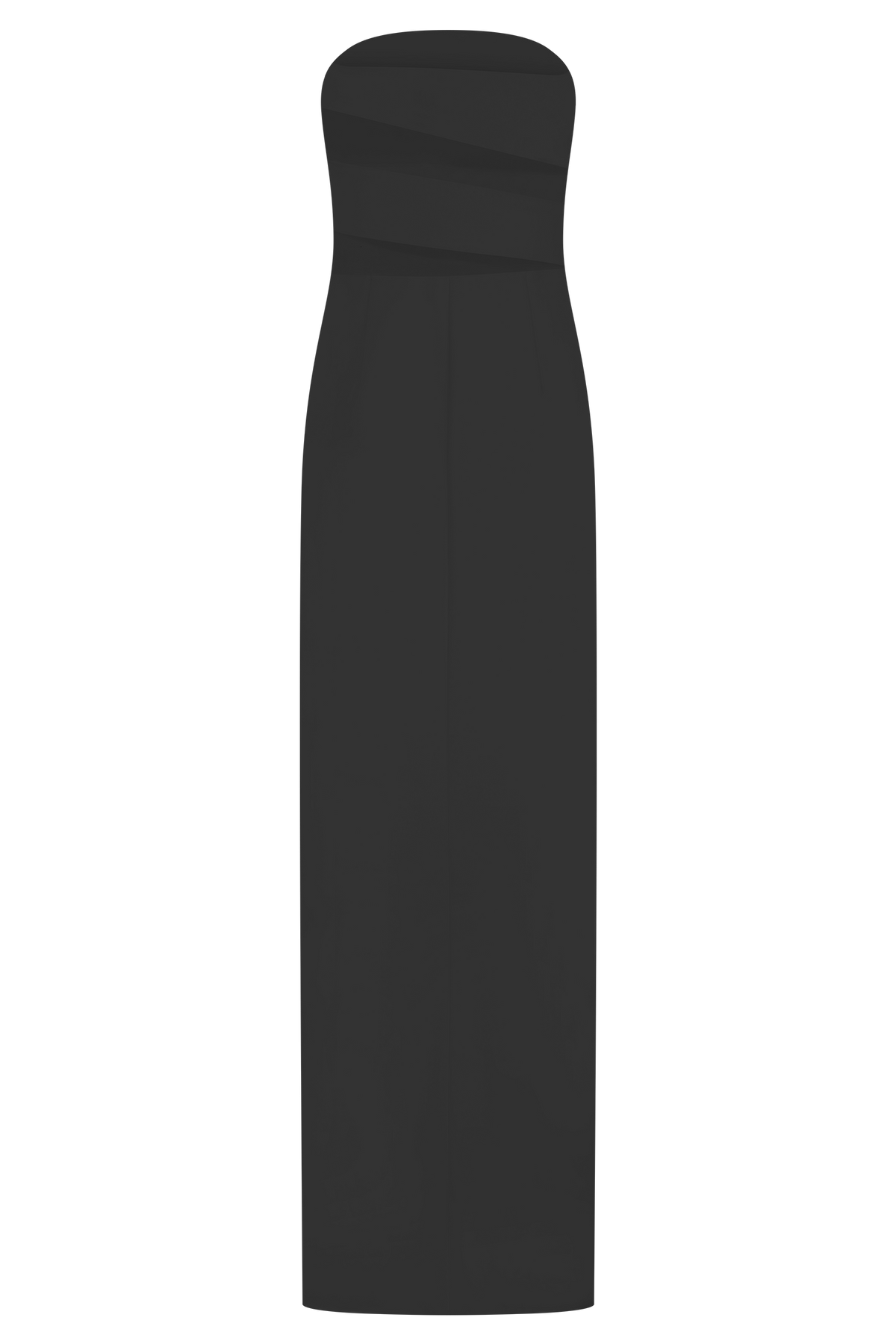 Paulina Cut Out Strapless Maxi Dress - Black