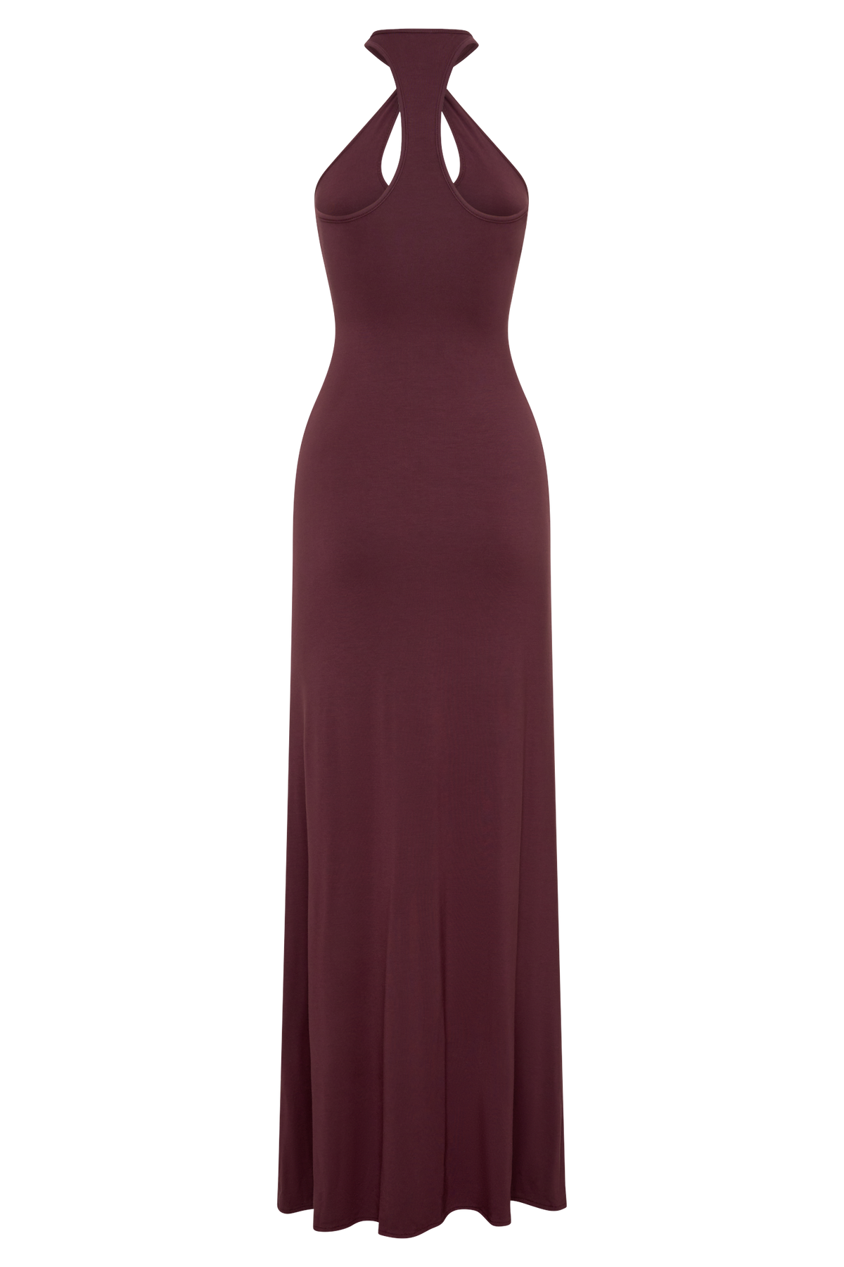 Ramona Modal Maxi Dress With Hardware - Mahogany