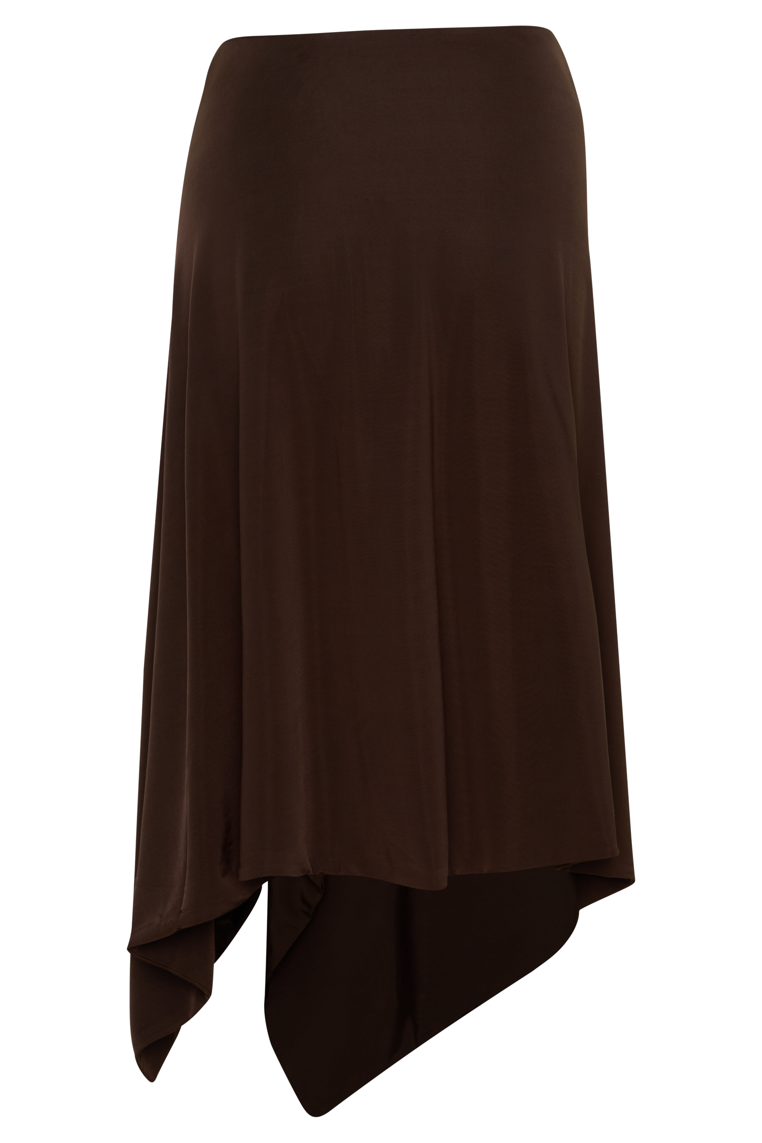 Sault Hankie Midi Skirt with Hardware - Dark Chocolate