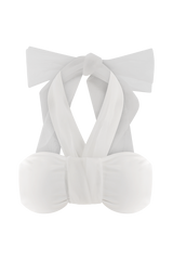 Sheryl Bow Bikini Top - Ivory