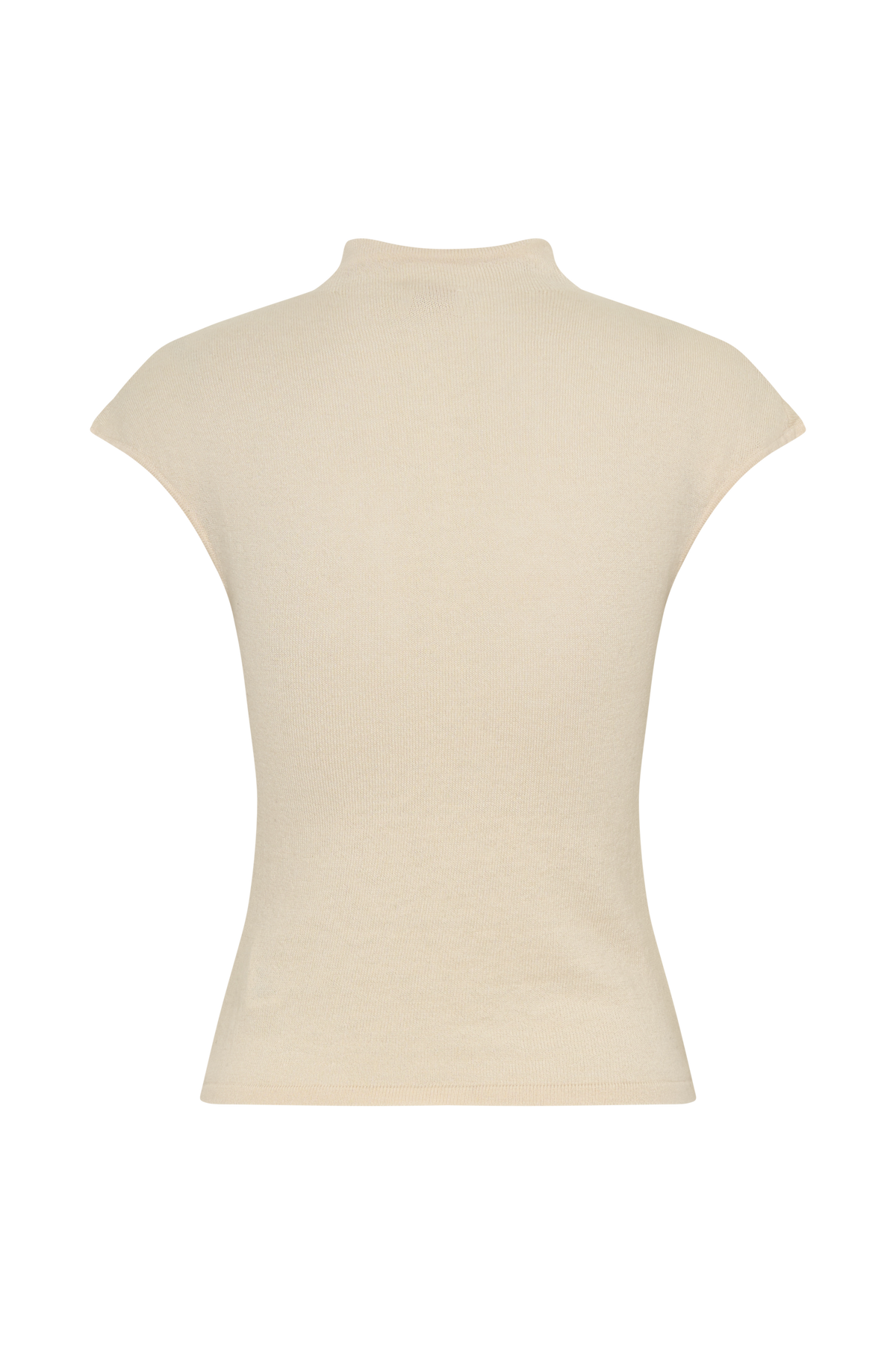 Sonny Short Sleeve Knit Top - Cream