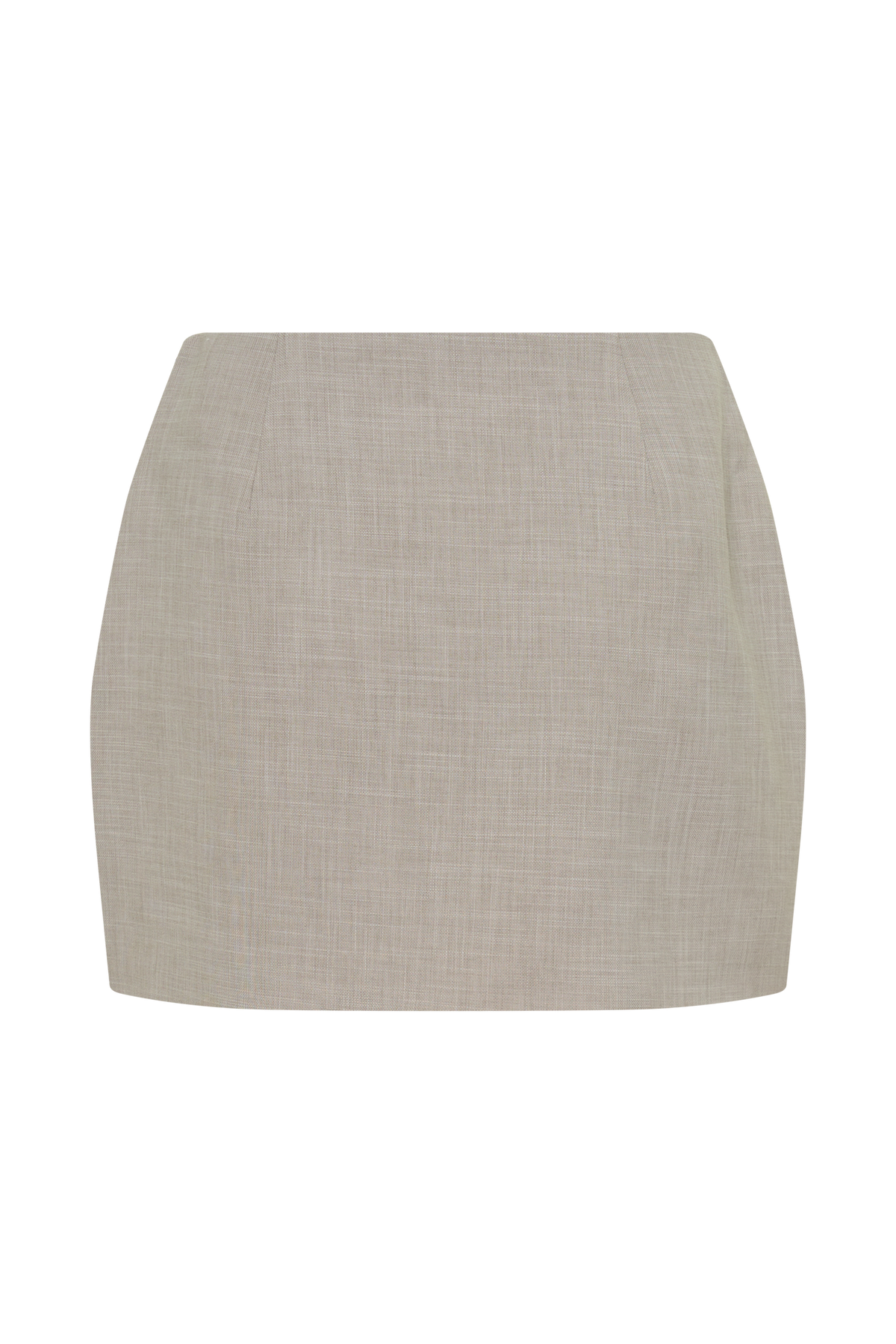 Laila Suiting Mini Skirt - Grey