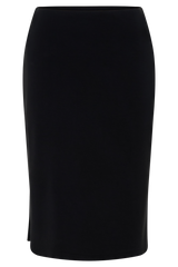 Greer Knee Length Skirt - Black