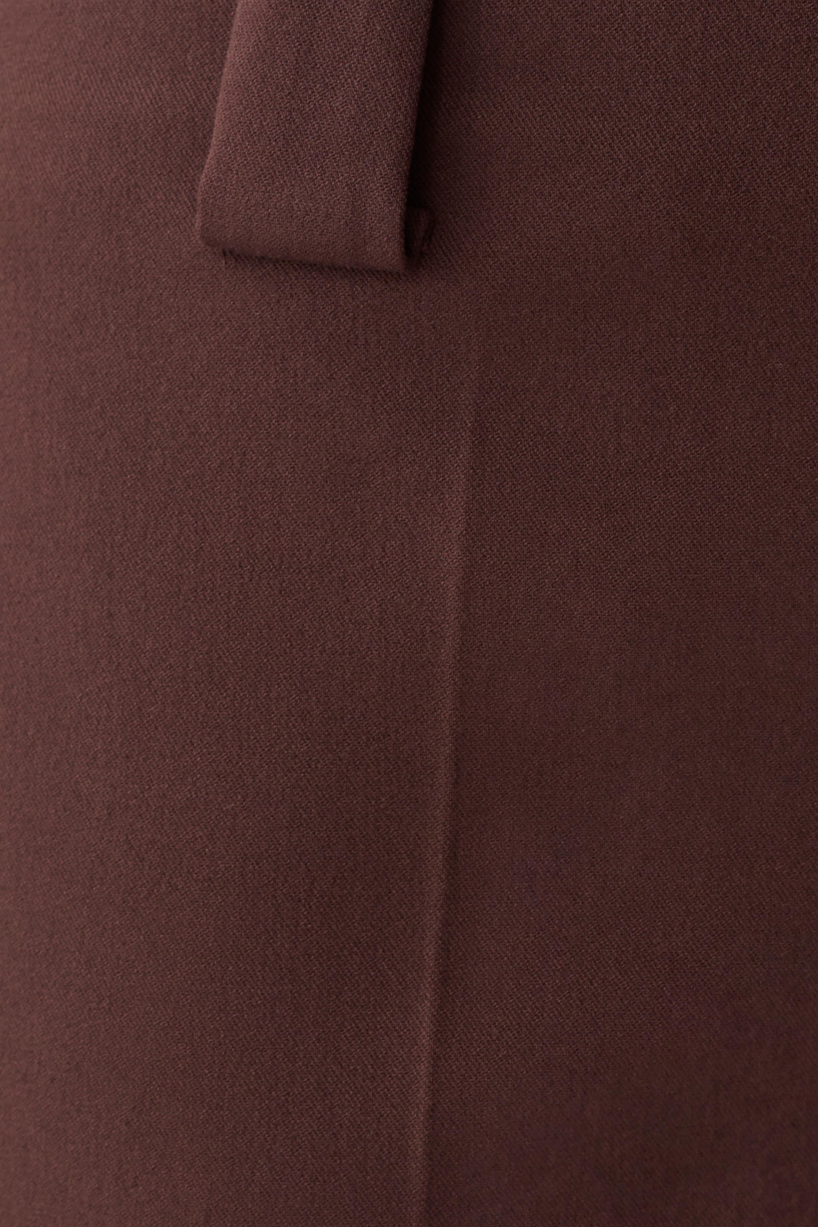 Katherine Suiting Straight Leg Pants - Dark Chocolate