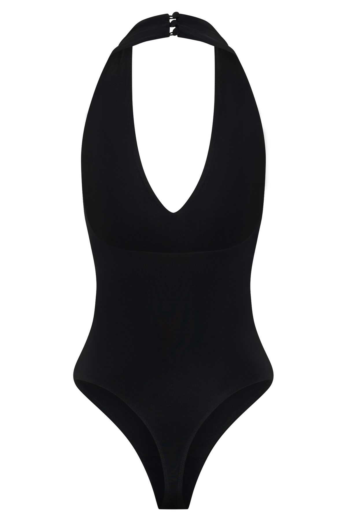 Rebekah Slinky Halter Bodysuit - Black