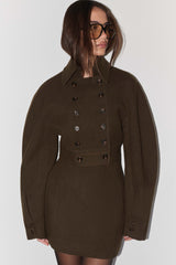 Jemima Mini Skirt - Chocolate