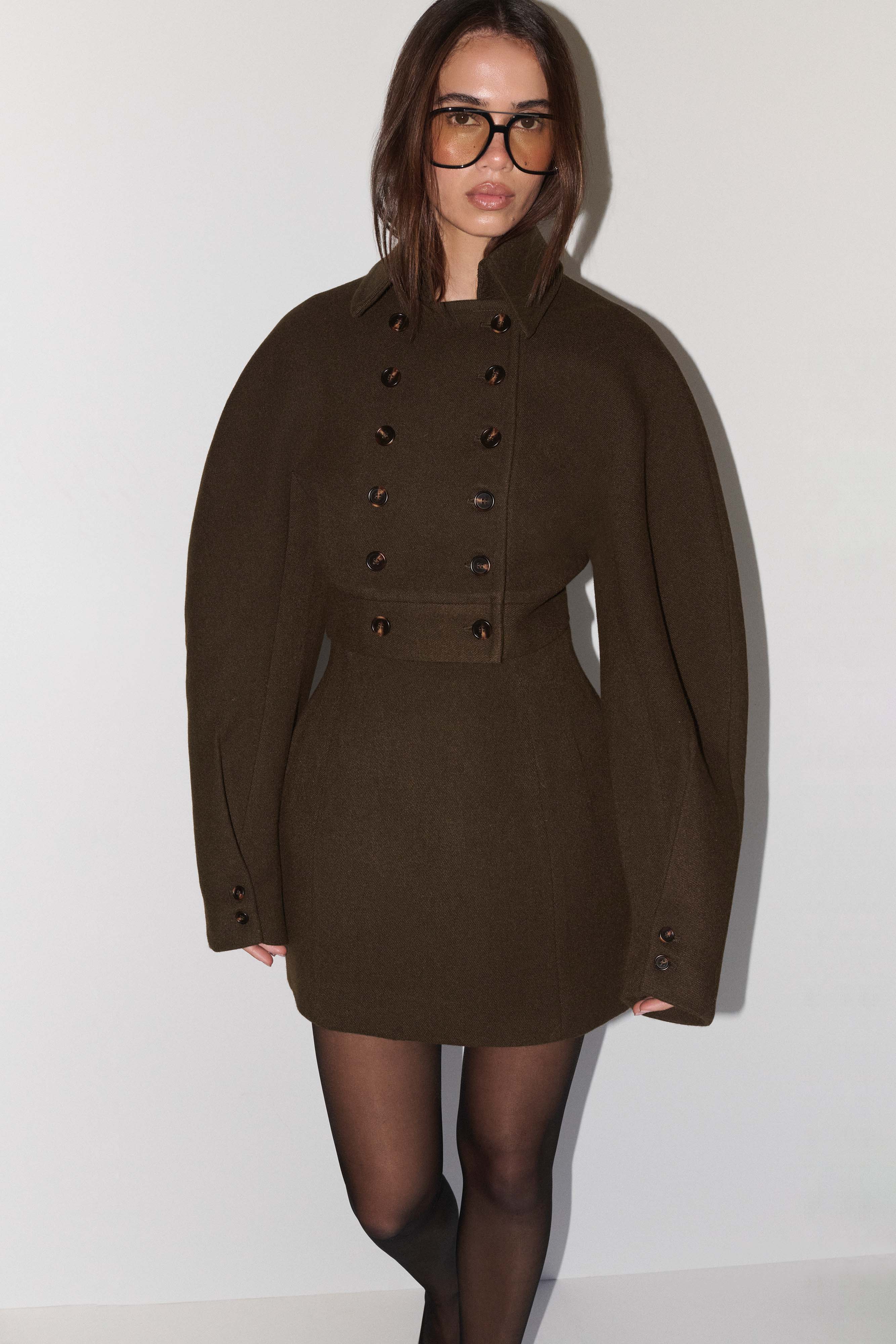 Jemima Mini Skirt - Chocolate