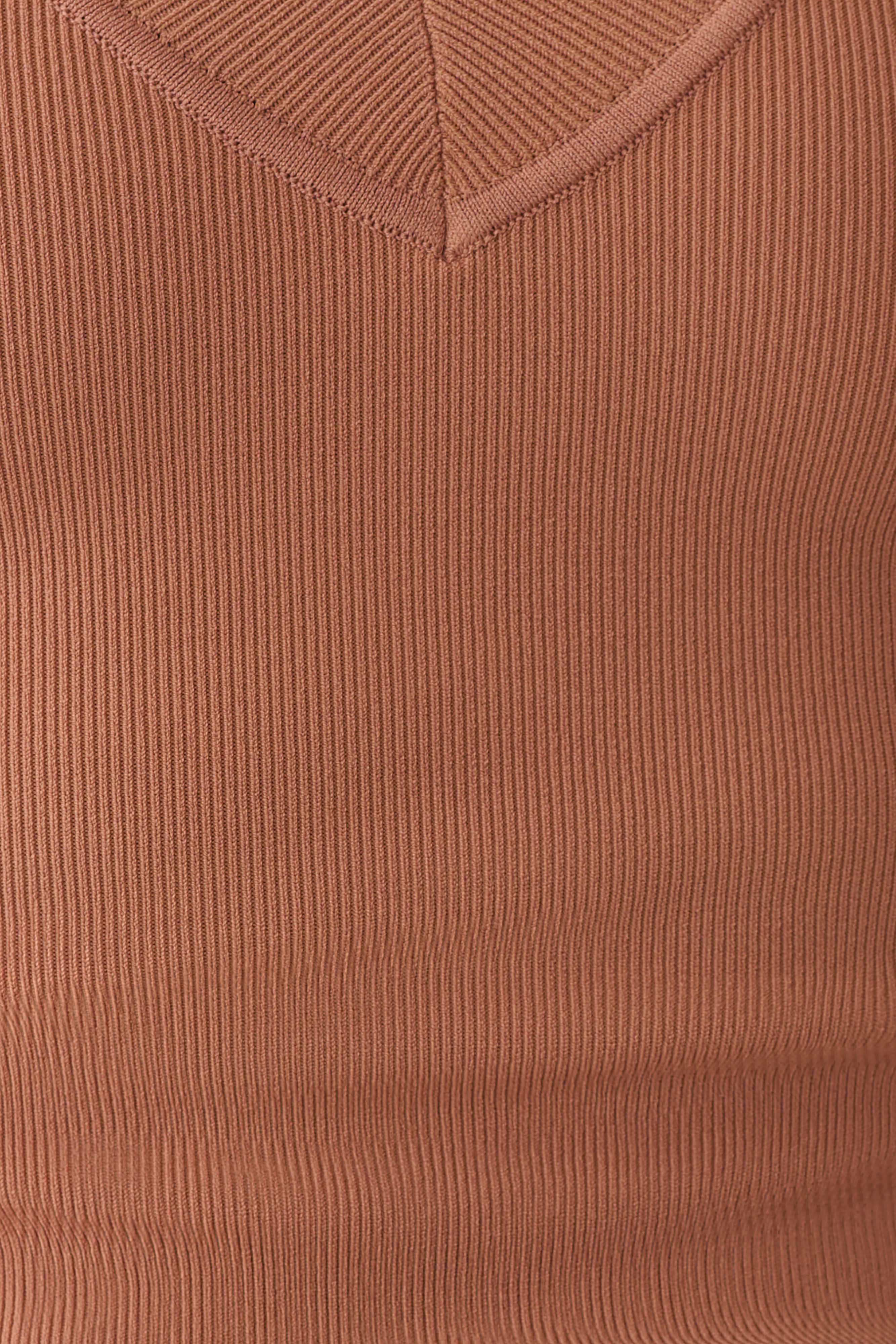 Claudina V-Neck Knit Tank - Doe